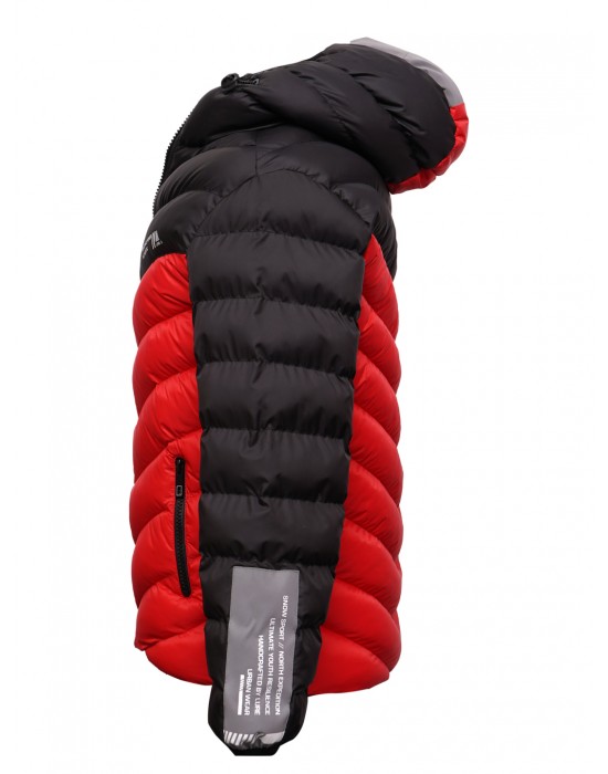 Boys Jacket Red Sporty Quilted